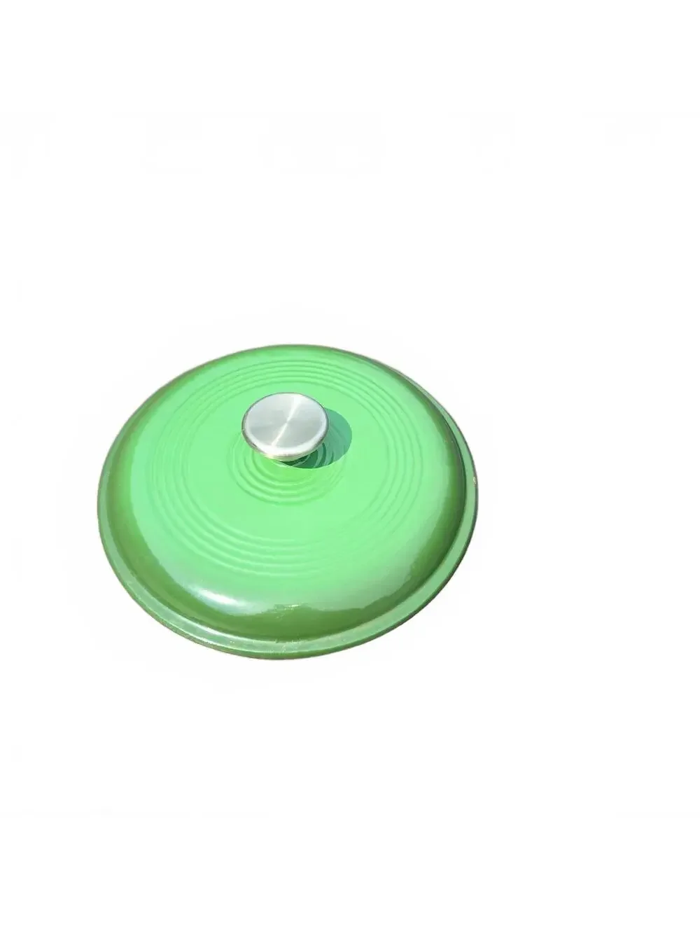 2.5 QT Enameled Cast Iron Dutch Oven with Lid Nonstick Cookware for Baking Green